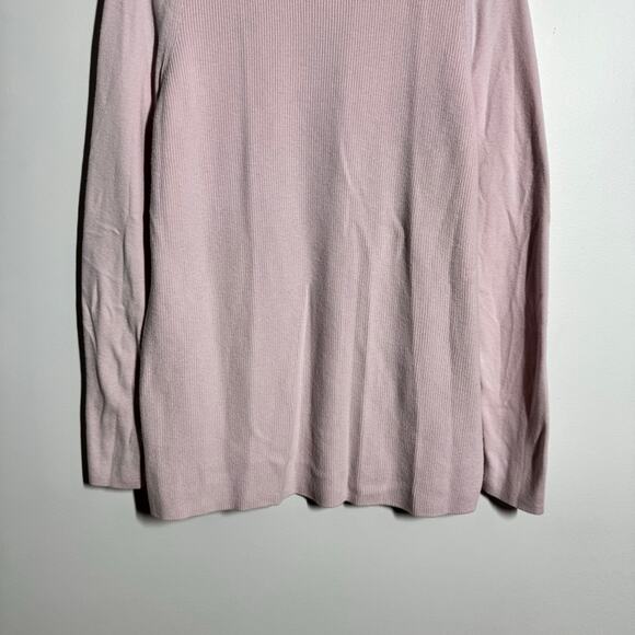 Lululemon Sweater Men M Light Pink Cotton Nylon Blend Crewneck Pullover Preepy - Picture 5 of 8